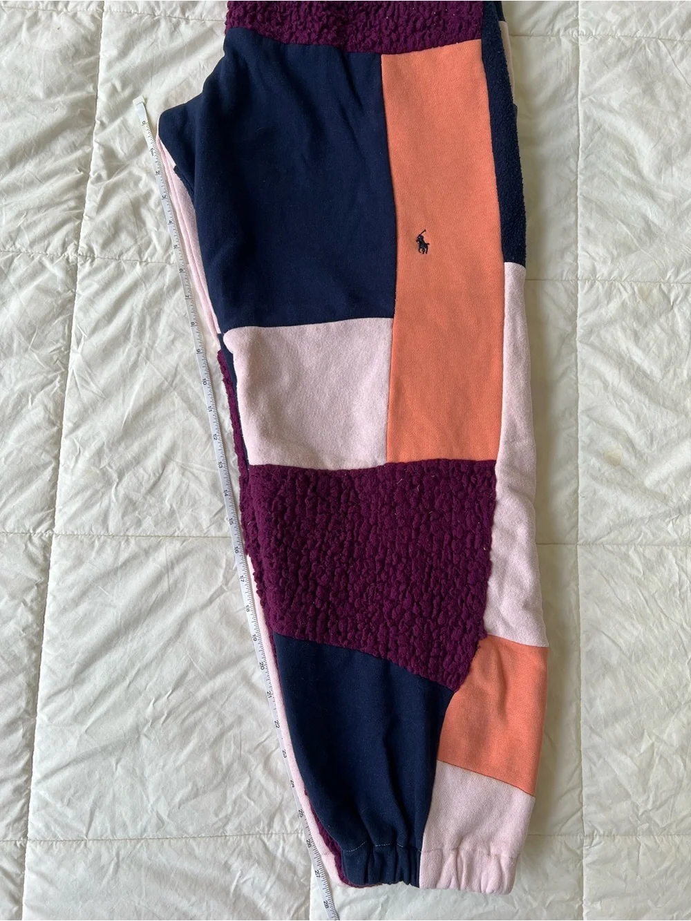 Urban Reworks Colorblock Patchwork Sweatpants - Picture 7 of 8